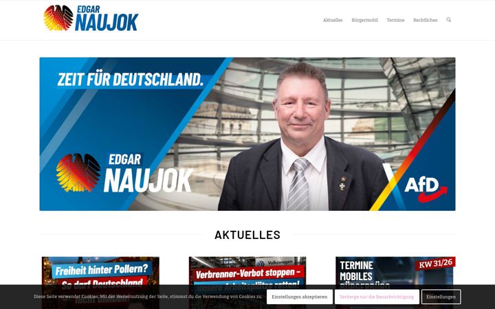 Screenshot of edgarnaujok.de