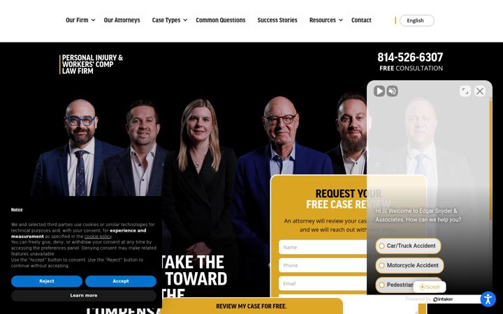 Screenshot of edgarsnyder.com