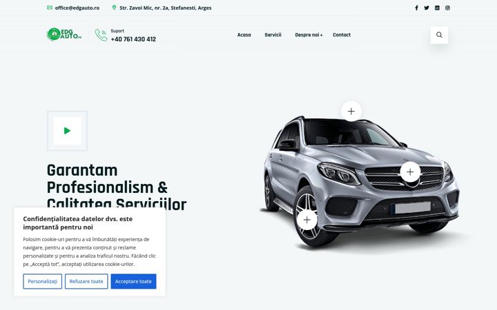 Screenshot of edgauto.ro