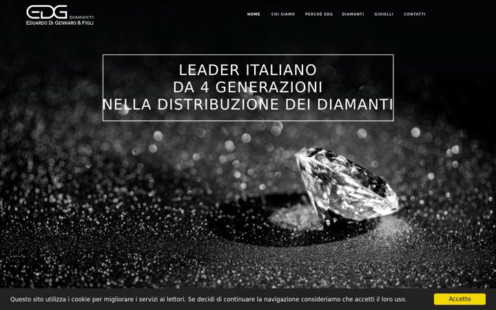 Screenshot of edgdiamanti.it