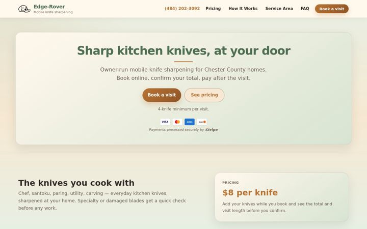 Screenshot of edge-rover.com