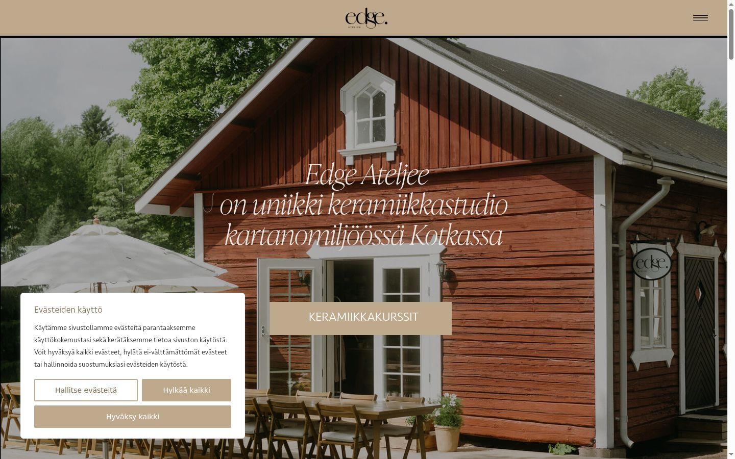 Ekraanipilt nõusolekubännerist, mida näidati enne mis tahes suhtlust