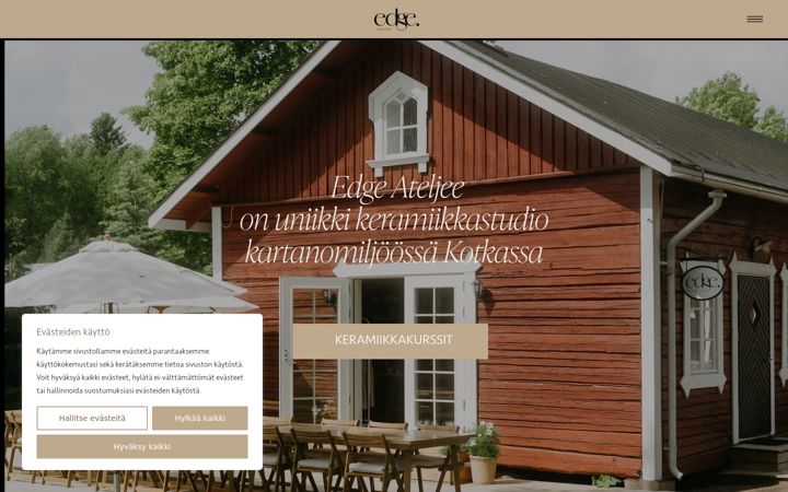 Captura de pantalla de edgeateljee.fi