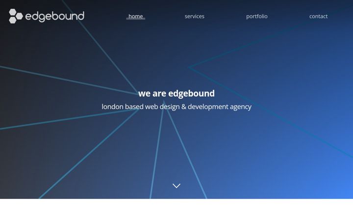 Screenshot of edgebound.co.uk