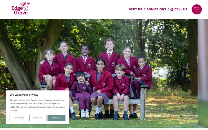 Screenshot of edgegrove.com