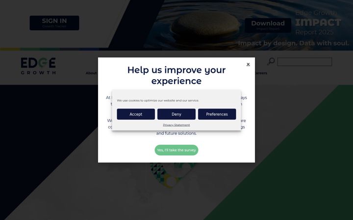 Screenshot of edgegrowth.com