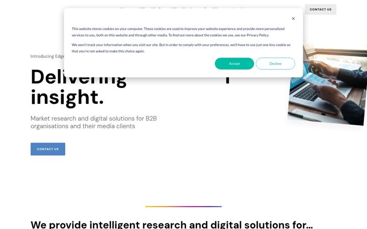 Screenshot of edgeinsight.net