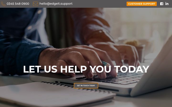Screenshot of edgeit.support