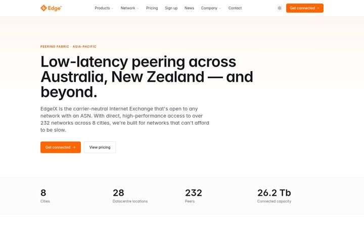 Screenshot di edgeix.net.au