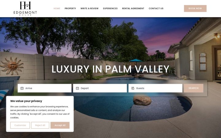 Screenshot of edgemont-house.com