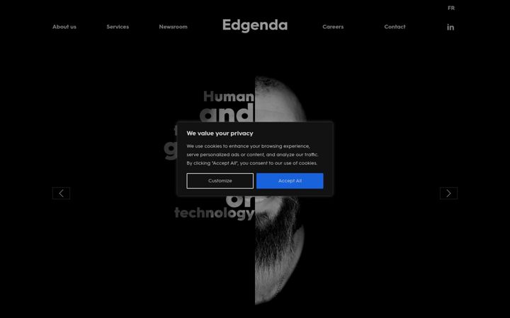 Screenshot of edgenda.com