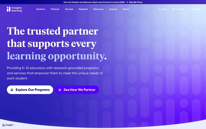 Screenshot von edgenuity.com