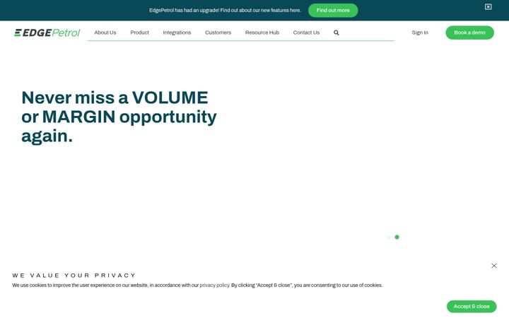 Screenshot of edgepetrol.com