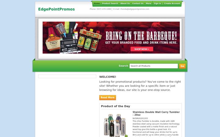 Screenshot of edgepointpromos.com