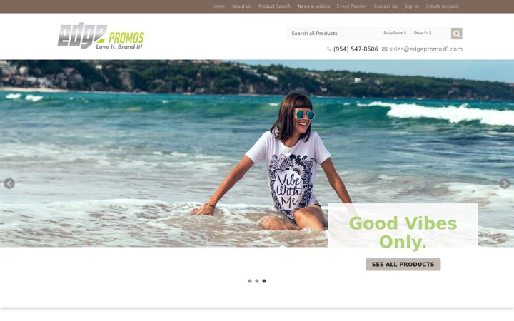 Screenshot of edgepromosfl.com