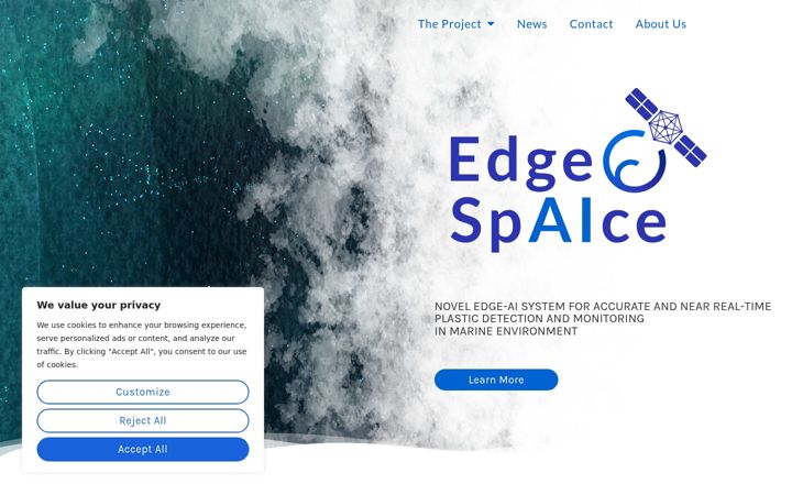 Screenshot of edgespaice.eu