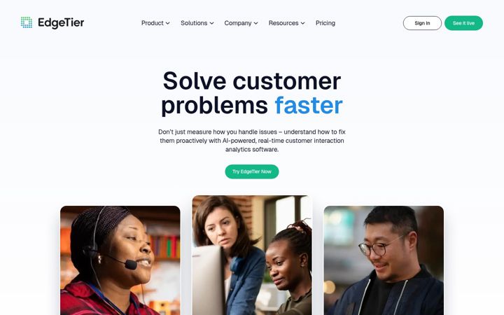 Screenshot of edgetier.com