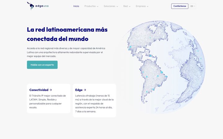 Screenshot of edgeuno.co