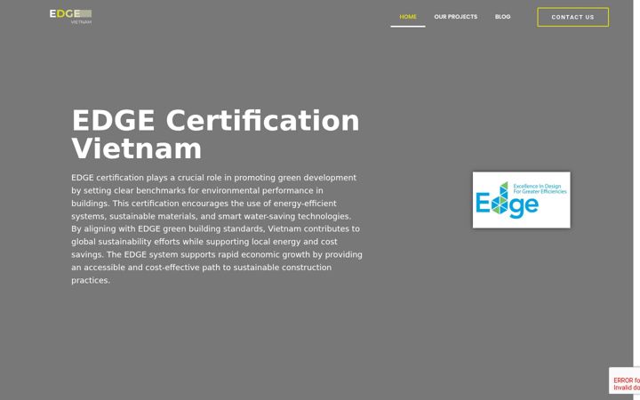 Screenshot of edgevietnam.com