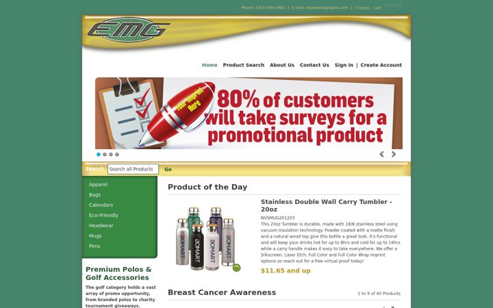 Screenshot of edgewoodmarketing.com