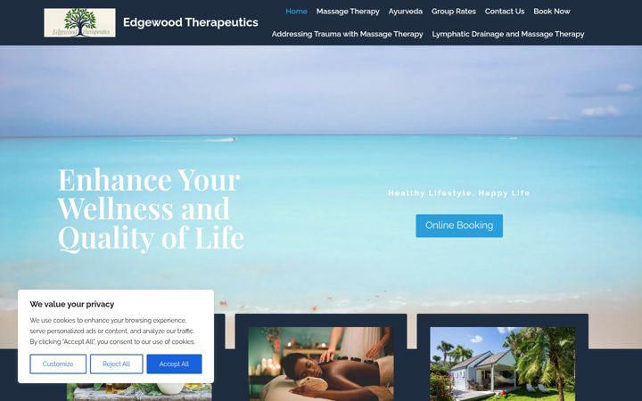 Screenshot of edgewoodtherapeutics.com