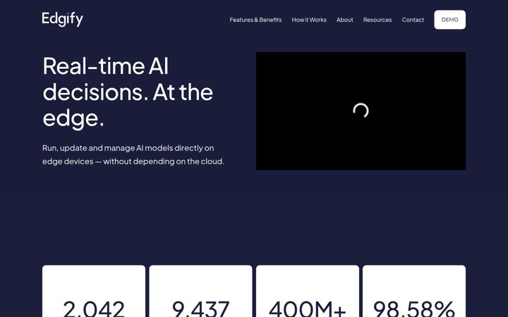 Screenshot of edgify.ai