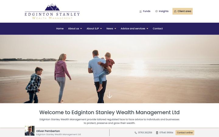 Zrzut ekranu edgintonstanley.co.uk