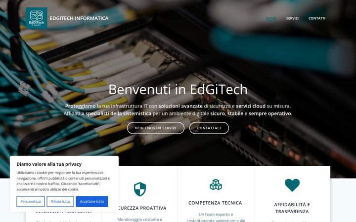 Ekrano kopija edgitech.it