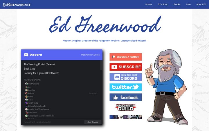 Screenshot of edgreenwood.net