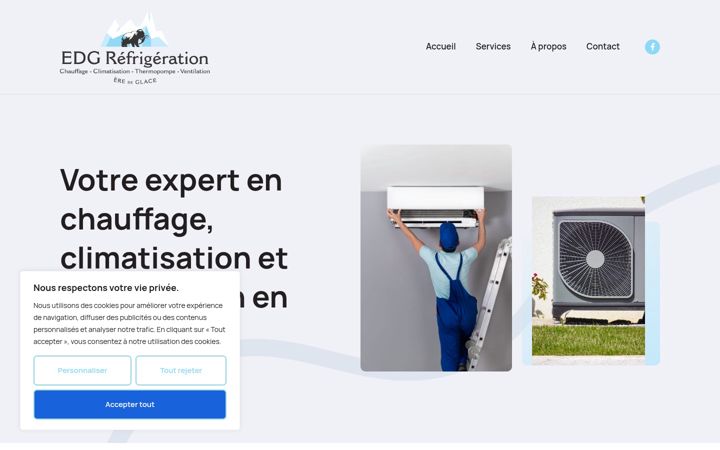 Screenshot of edgrefrigeration.com