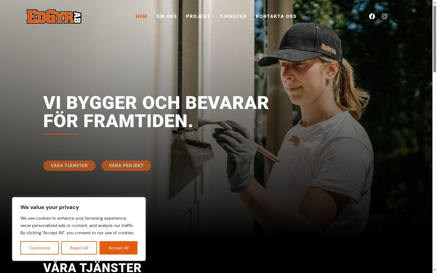 Screenshot des Einwilligungsbanners vor jeglicher Interaktion
