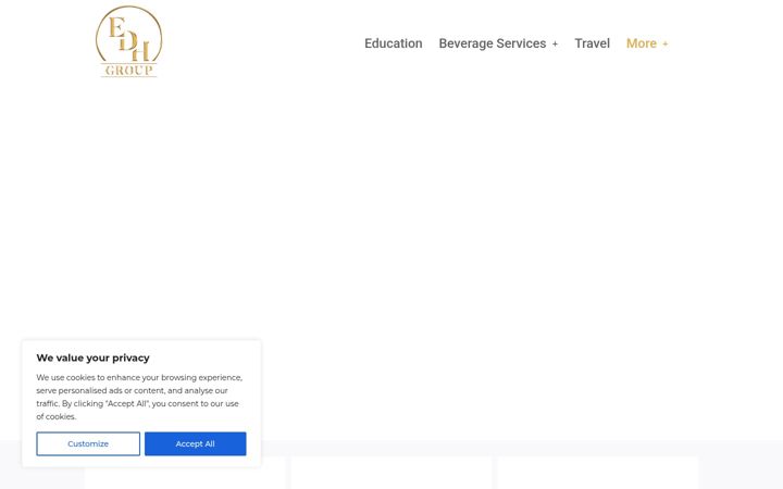 Ekrano kopija edhgroupinc.net