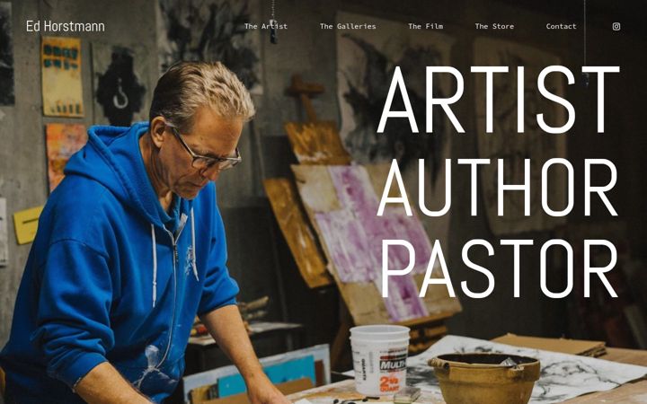 Screenshot of edhorstmann.com