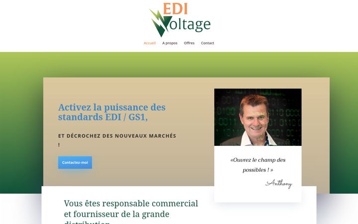 Screenshot of edi-voltage.com