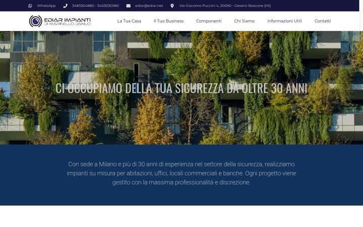 Screenshot of ediarimpianti.com