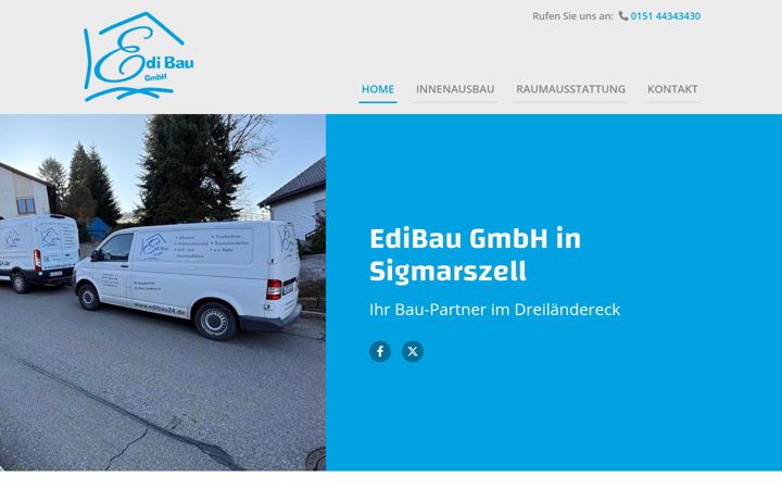 Screenshot of edibau24.de