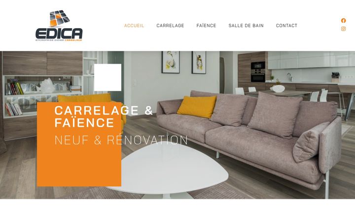 Skærmbillede af edica-carrelage.fr