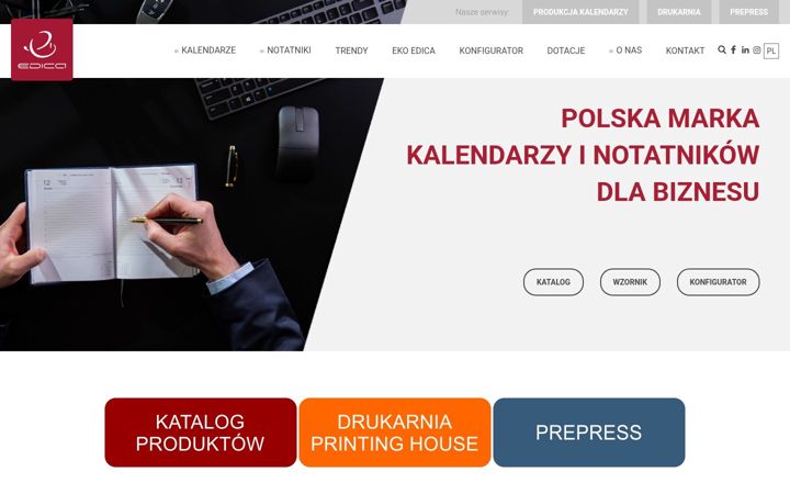 Captura de pantalla de edica.pl