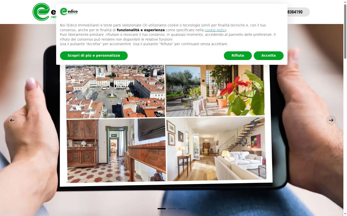 Zrzut ekranu banera zgody wyświetlanego przed jakąkolwiek interakcją