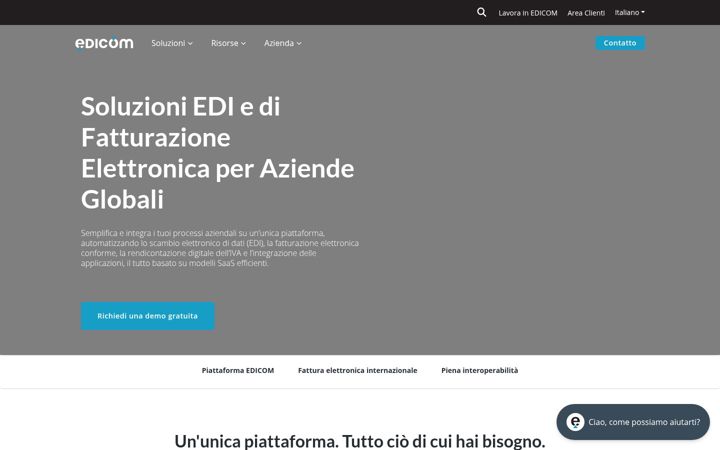 Screenshot of edicom.it