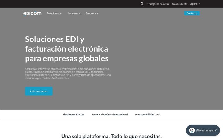 Screenshot of edicomgroup.es