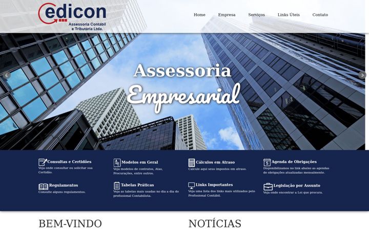 Screenshot von ediconcontabil.com.br
