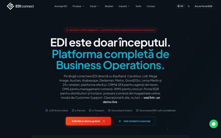 Screenshot of ediconnect.ro