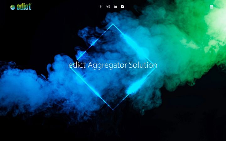 Screenshot of edict.de