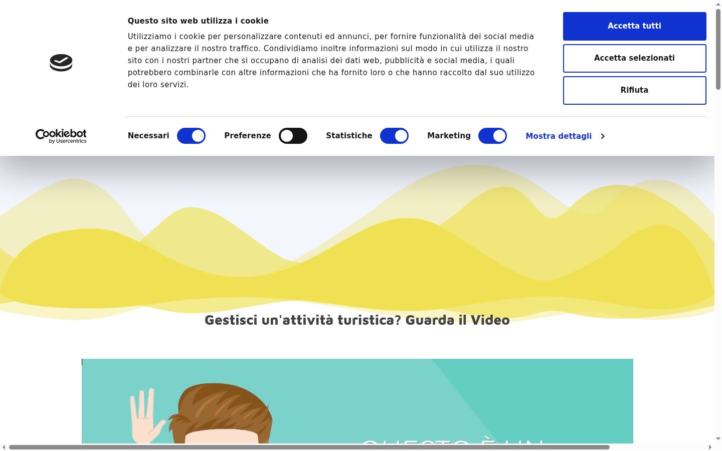 Screenshot van de toestemmingsbanner zoals getoond vóór enige interactie