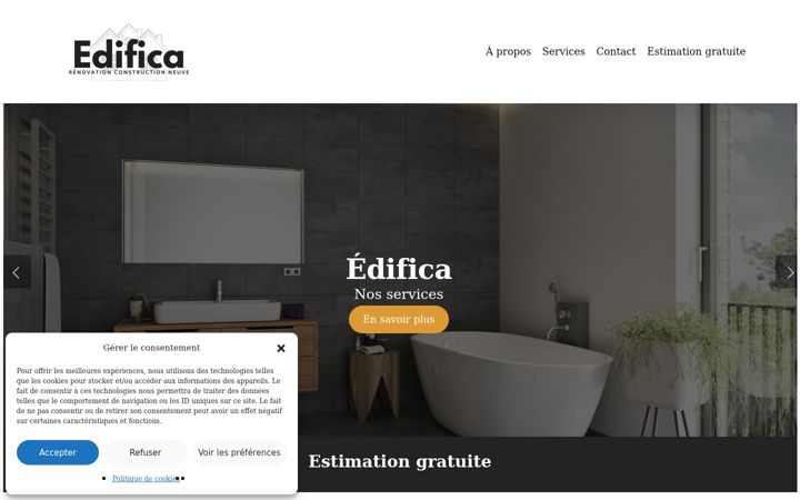 Екранна снимка на edifica.ca