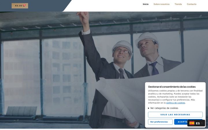 Screenshot of edificacionesramirez.com