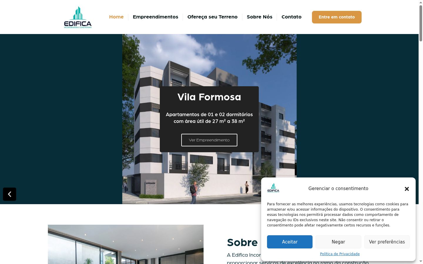 Screenshot tal-banner tal-kunsens muri qabel kwalunkwe interazzjoni