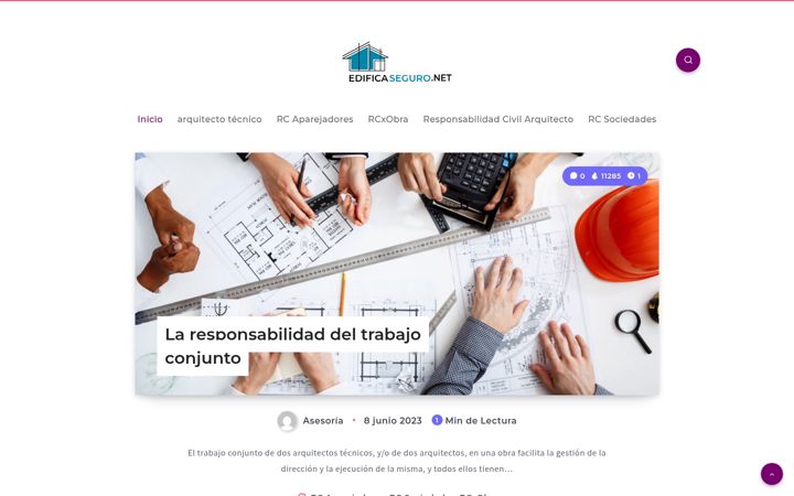 Screenshot of edificaseguro.com