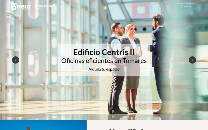 Screenshot of edificiocentris.com